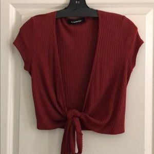 Reformation Tie Knit Shirt